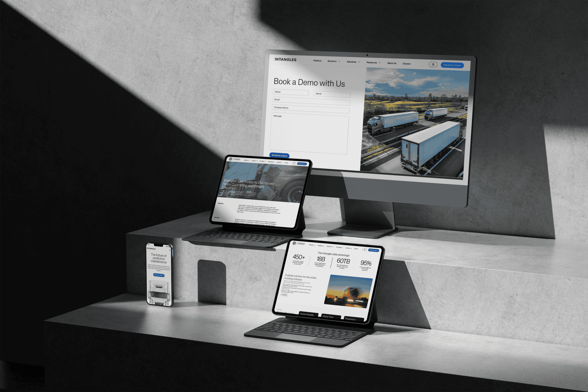 intangles website redesign