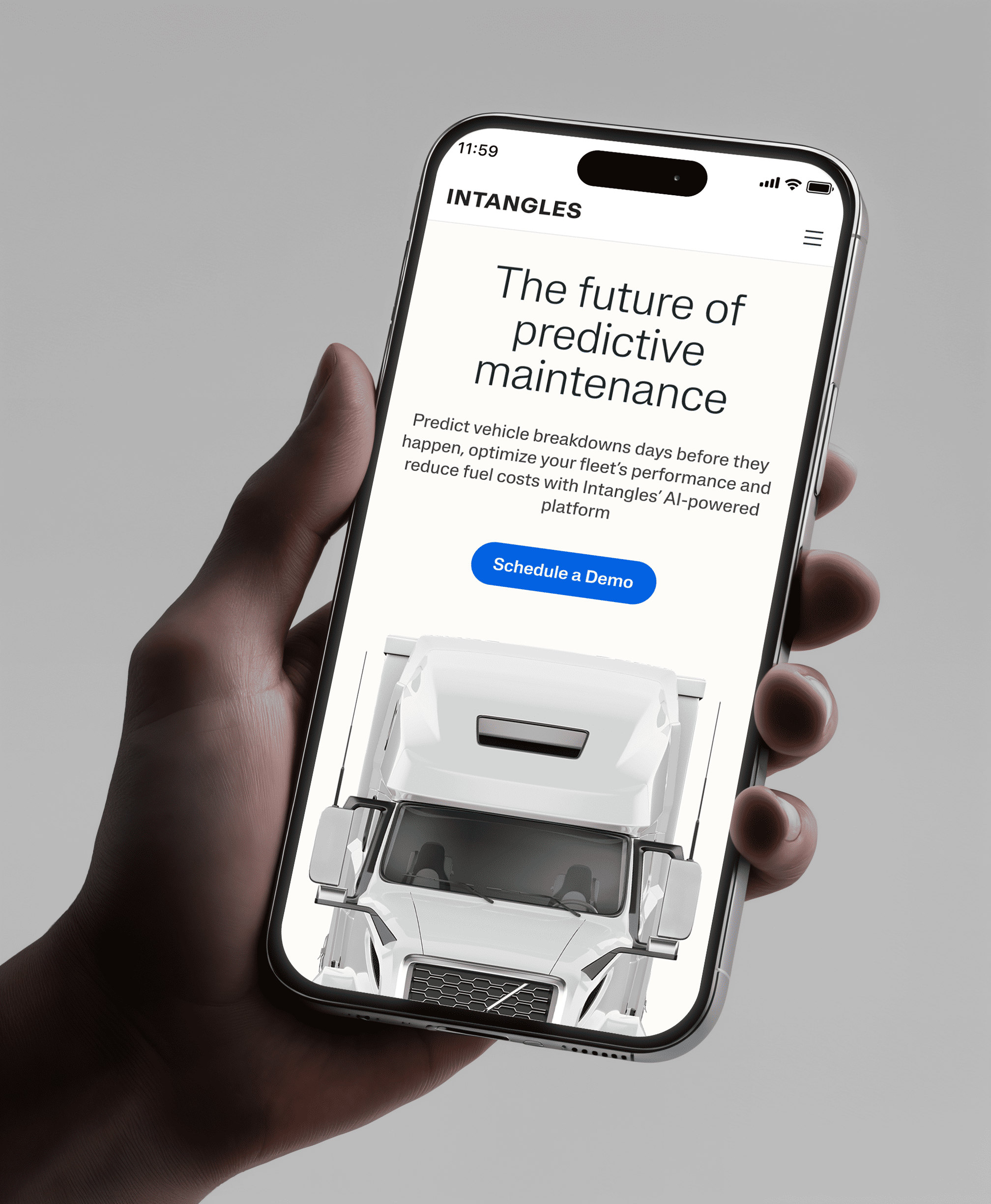 intangles website clean ui