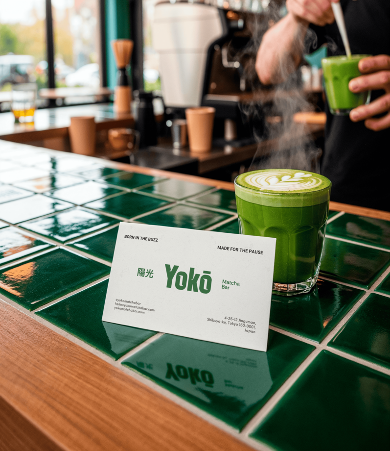 yoko business card design