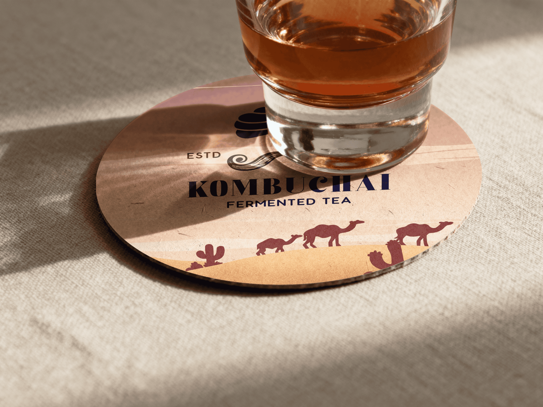 kombuchai coaster design