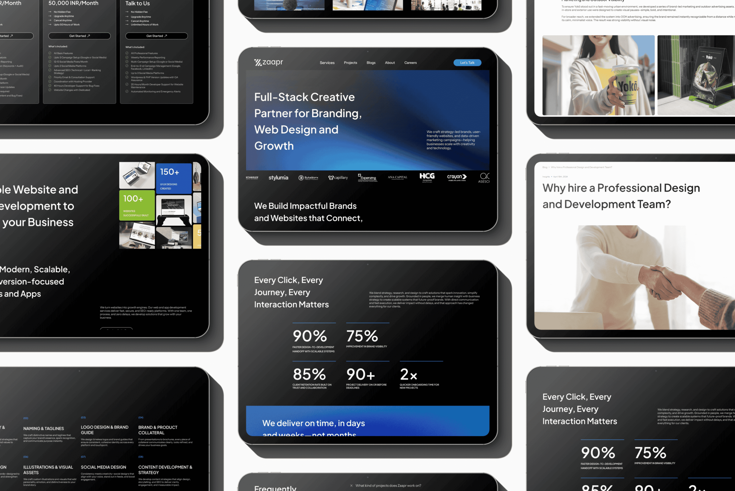 Zaapr Website Design and Development